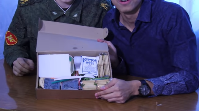 melihat makanan tentara rusia