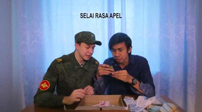 melihat makanan tentara rusia