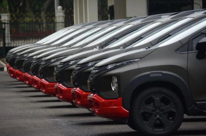 penampakan kendaraan dinas kopassus