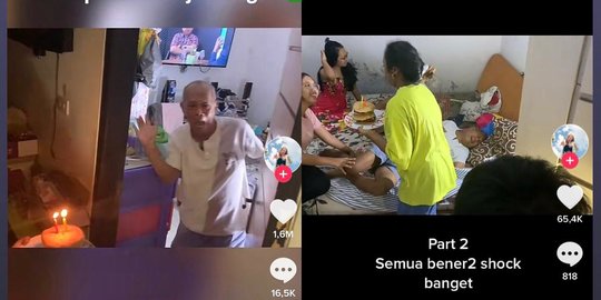 Teriak Histeris Bikin Panik, Respons Bapak saat Diberi Kejutan Ulang Tahun Ini Viral