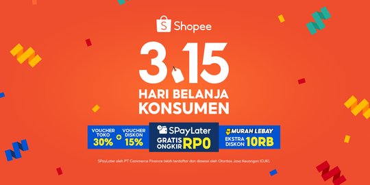 Dapatkan Penawaran Menarik Di Shopee 3.15 Hari Belanja Konsumen ...