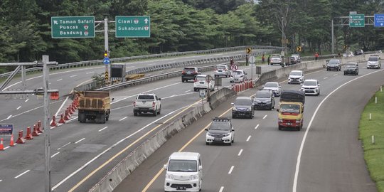 Catat Jam Pemberlakuan Satu Arah dari Puncak ke Jakarta Hari Ini