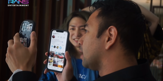 Kehebohan Raffi Ahmad Video Call-an dengan Maria Ozawa, Nagita Disebut Sister