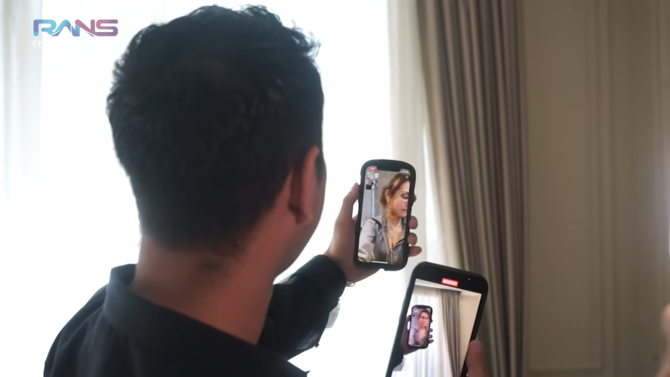 raffi ahmad video call an dengan maria ozawa