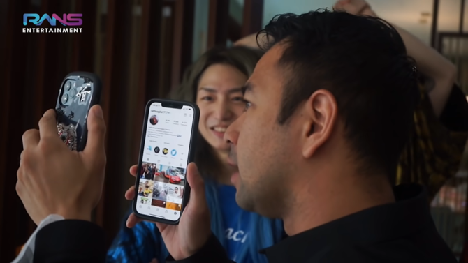 raffi ahmad video call an dengan maria ozawa
