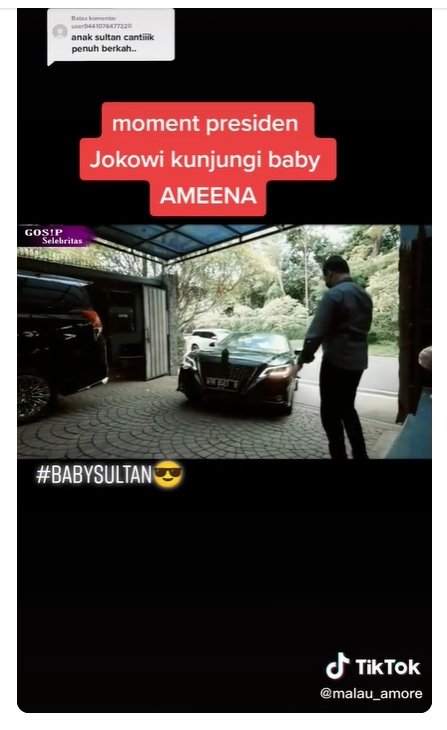 hoaks video presiden jokowi jenguk anak atta dan aurel