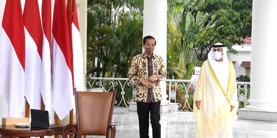 Presiden Jokowi Terima Delegasi Persatuan Emirat Arab