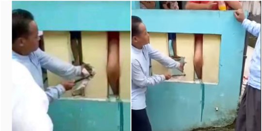 Viral Kaki Bocah Nyangkut di Sela Pagar, Ekspresinya saat Diselamatkan Jadi Sorotan