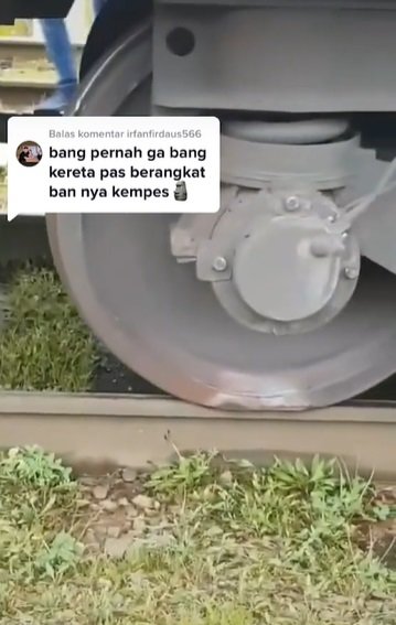 viral momen roda kereta api bisa 039kempes039 begini penampakannya curi perhatian