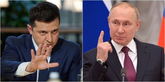 Ukraina Tantang Vladimir Putin Bertemu Langsung dengan Volodymyr Zelenskiy