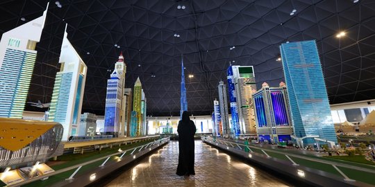 Miniatur Kota Dubai dalam Bentuk Lego