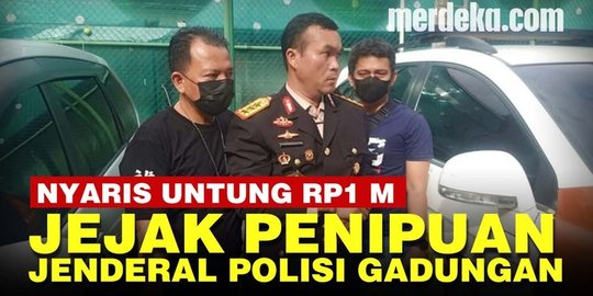 Kelakuan Kocak Komjen Gadungan, Pangkat Bintang Tiga Kartu Nama Irjen Polisi