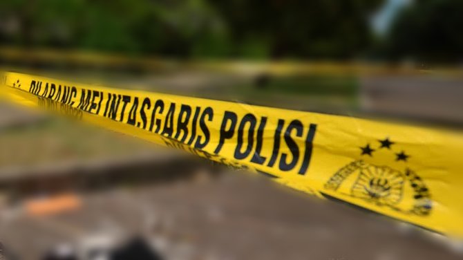 ilustrasi garis polisi