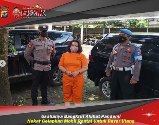 wanita asal sleman nekat gelapkan mobil demi selamatkan usahanya