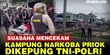 VIDEO: Ratusan Prajurit TNI-Polri Gerebek Kampung Narkoba di Tanjung Priok Jakut