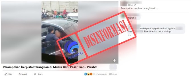 tidak benar video perampokan berpistol di jakarta utara ini faktanya
