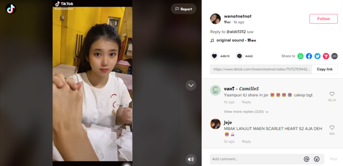 pria ini punya pacar mirip iu begini penampakannya