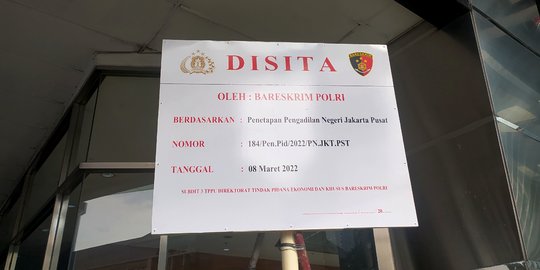 Kasus Indosurya, Bareskrim Sita Aset Senilai Rp1,23 Triliun