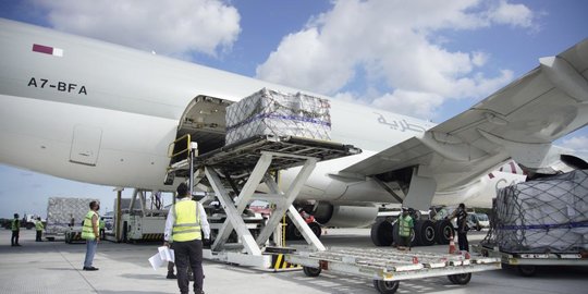 440 Ton Kargo Logistik MotoGP Mendarat di Bandara Lombok