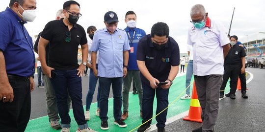 Pengaspalan Ulang Lintasan Sirkuit Mandalika Rampung Lebih Cepat dari Target