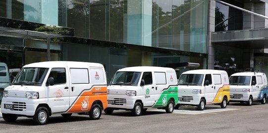 Mitsubishi Studi Pemakaian Kei-Car Electric dengan 4 Perusahaan "Logistik" Indonesia