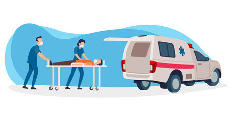 ilustrasi ambulans