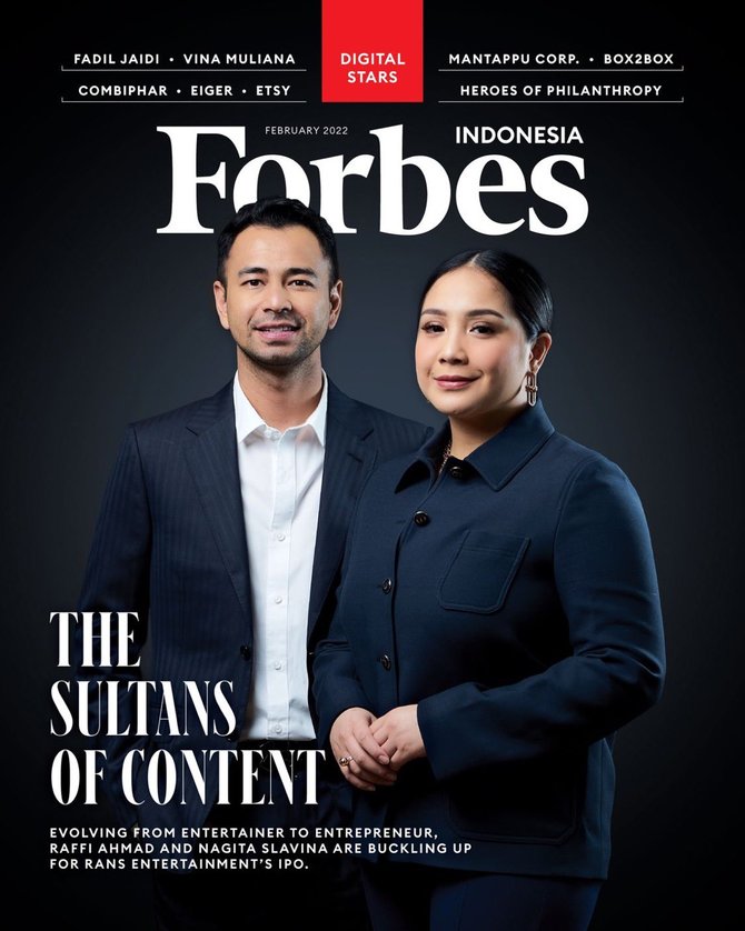 nagita slavina dan raffi ahmad hiasi cover forbes indonesia banjir pujiannagita slavina dan raffi ahmad hiasi cover forbes indonesia banjir pujian