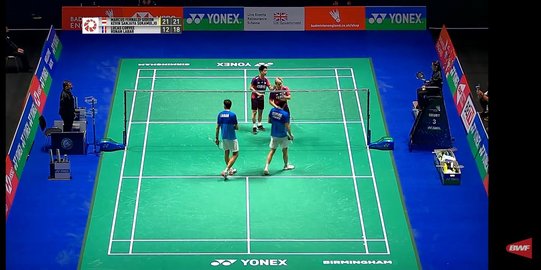 Laga Pertama Minions di All England Sempat Tertunda Lapangan Bocor, Begini Akhirnya