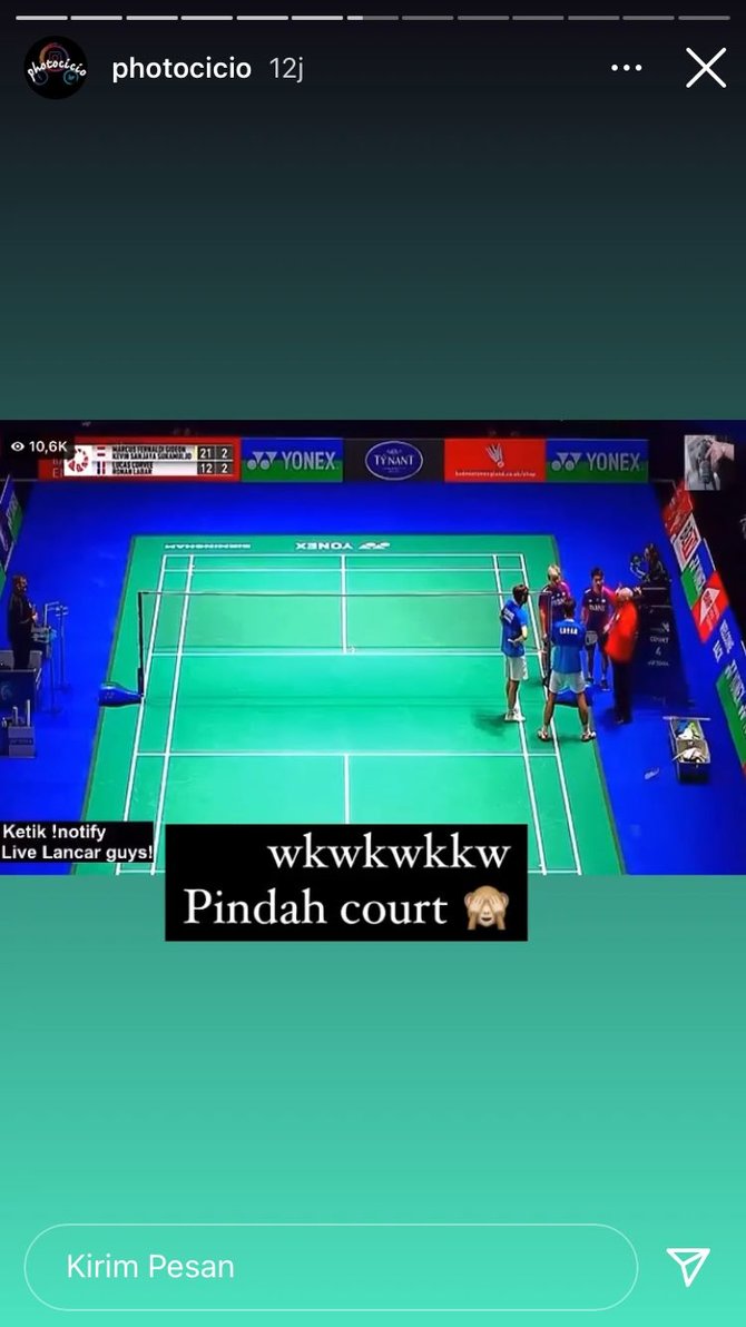 laga pertama minions di all england