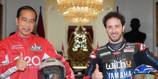 Siap Berlaga di MotoGP Mandalika, Ini 4 Potret Andrea Dovizioso di Jakarta