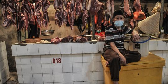 Sepi Pembeli Akibat Harga Daging Sapi Masih Tinggi