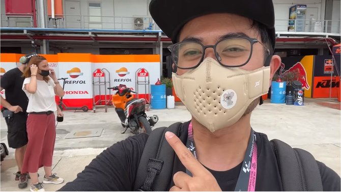 motogp indonesia segera digelar 4 youtuber otomotif ini tonton langsung sesi latihan