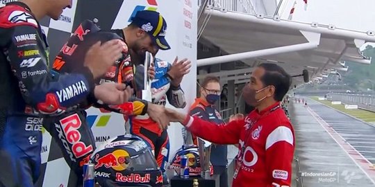 Jagoan Jokowi Raih Posisi Dua di MotoGP Mandalika