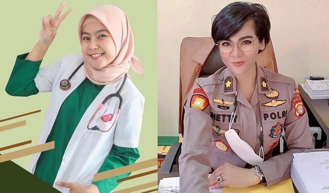 potret dokter muda cantik berprestasi putri kompol netty