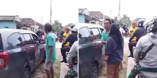 Adu Mulut Ayah & Anak di Pinggir Jalan, Jadi Tontonan sampai Didatangi Prajurit TNI