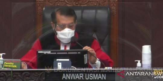 MK: Pernikahan Anwar Usman dan Adik Presiden Jokowi Urusan Pribadi