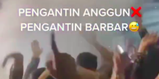 Anti Mainstream! Pengantin Ini Gelar Resepsi Bak Klub Malam, Tuai Komentar Warganet