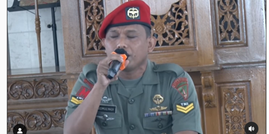 Tak Cuma Jago Perang, Kopassus ini Jago Mengaji Alquran Suaranya Bikin Merinding