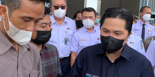 Erick Thohir Resmikan Reaktivasi Jalur Kereta Api Garut-Cibatu