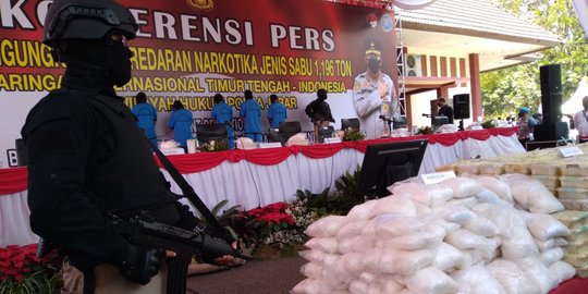 Kapolri Beberkan Kronologi Penangkapan Penyelundup 1,1 Ton Sabu di Pangandaran