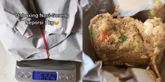 Beli Nasi Goreng Seberat 1 Kilogram, Pria Ini Tak Menyangka dengan Harganya