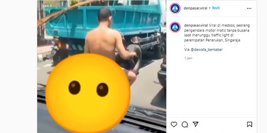 Tanpa Busana Kendarai Motor, Anggota Polres Buleleng Kembali Dibawa ke RS Jiwa