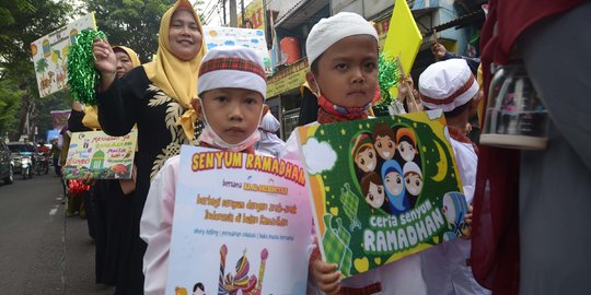 Pawai TK Islam Sambut Ramadan 1443 Hijriah