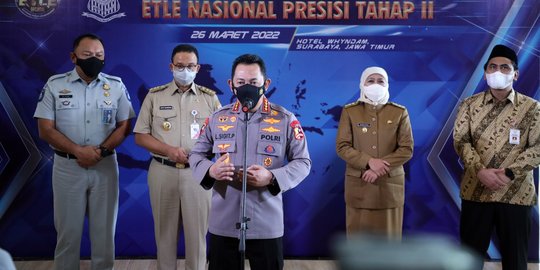 ETLE Nasional Tahap II Diresmikan, Kapolri Harap Risiko Kecelakaan Berkurang