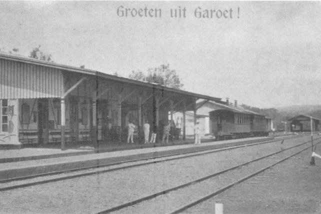 peron stasiun garut tahun 1889