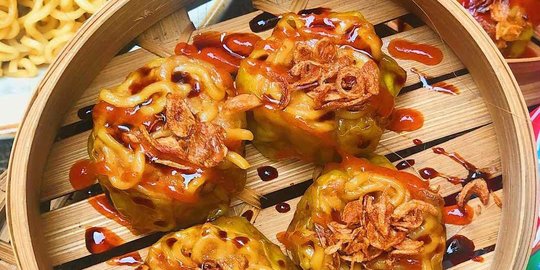 Kekinian Banget, Kreasi Dimsum Mi Instan Ini Sedapnya Begitu Menggoda