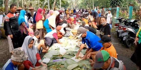 Sambut Bulan Ramadan, Begini Keseruan Tradisi Sadranan Warga Desa Purbalingga