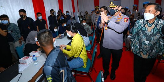 Kapolri Kejar Target Vaksinasi Booster, Pastikan Warga Miliki Kekebalan saat Ramadan