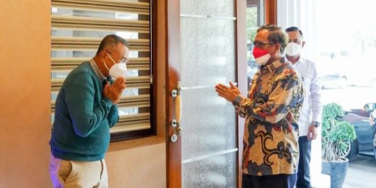 Bertemu Dahlan Iskan, Mahfud MD Bahas Pemilu hingga Pengalaman Diobati Dokter Terawan