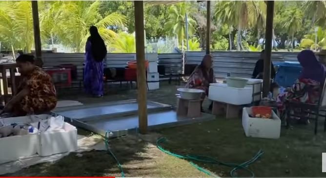 acara rewang di pulau cocos